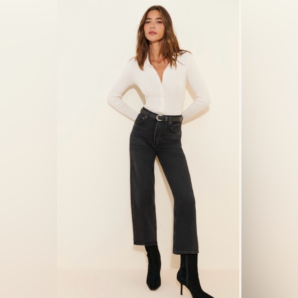 THE REN HIGH RISE WIDE LEG AG JEANS